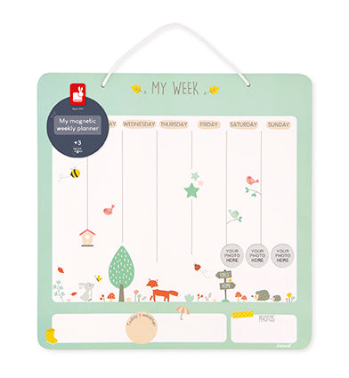 Janod My Magnetic Weekly Planner - English Version