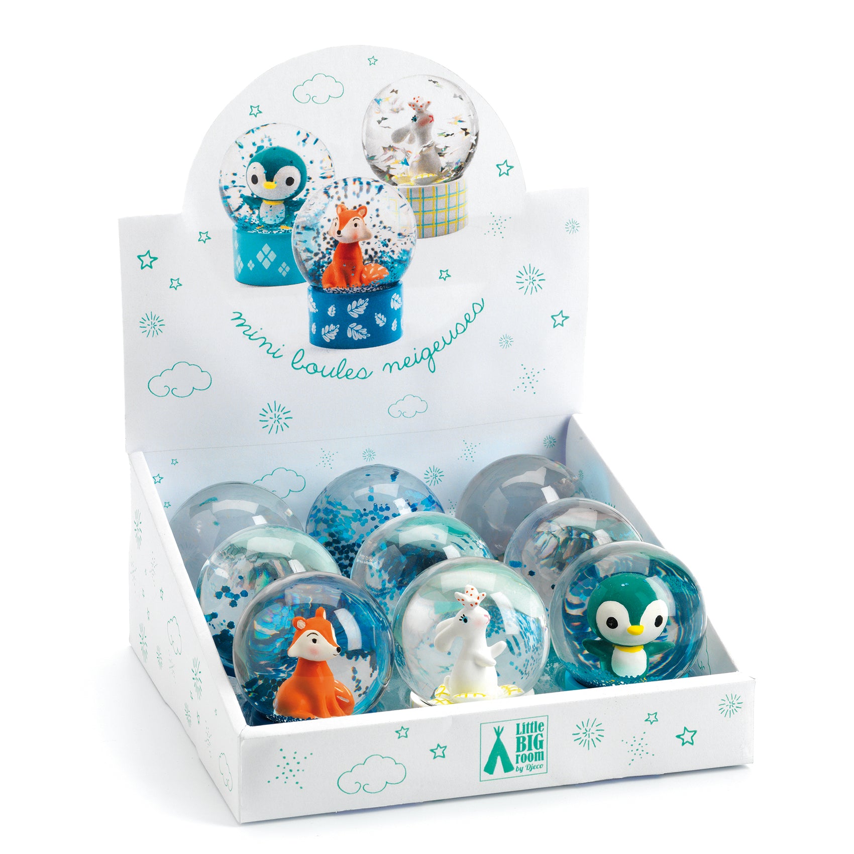 Djeco So Wild Mini Snow Globes asst. 1 chosen at random