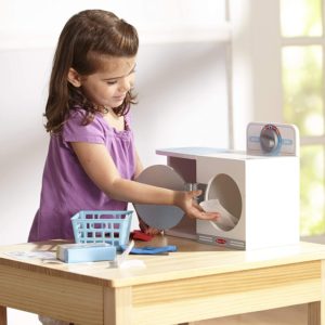 Melissa & Doug Wooden Wash, Dry & Iron Play Set