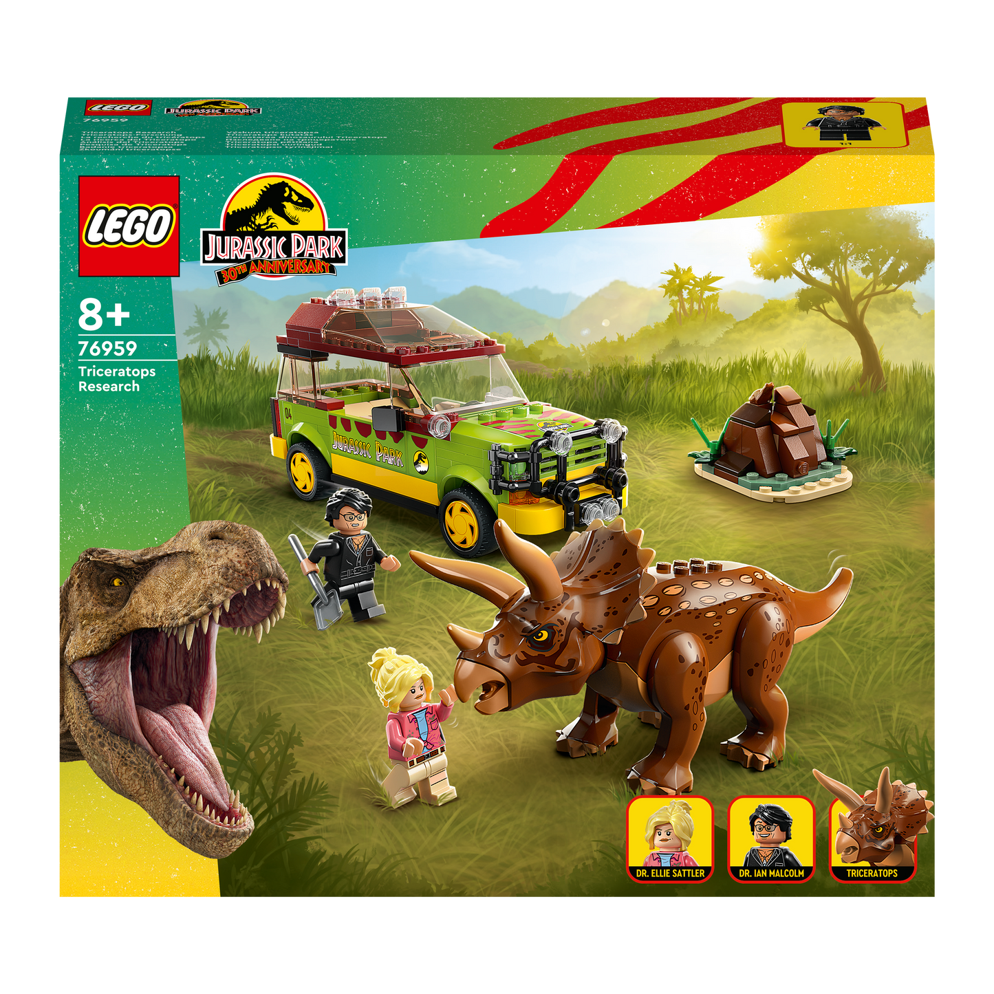 Lego Jurassic World 76959 Triceratops Research (D)