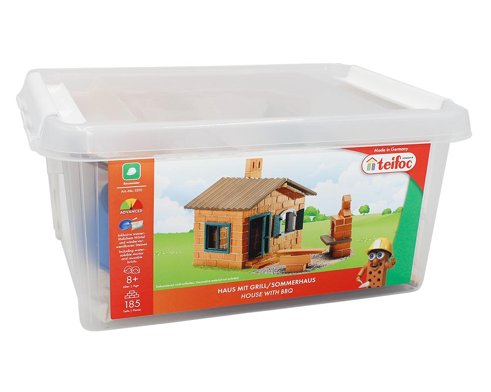 Teifoc Brick Construction Kit House With BBQ