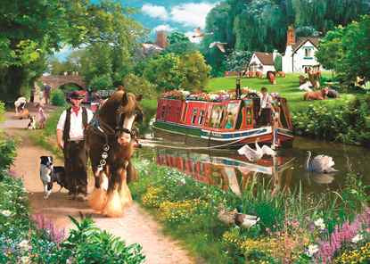 The House of Puzzles - Tow Path - 1000 piece Jigsaw