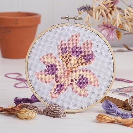 RHS Cross Stitch Kit-Peruvian Lily