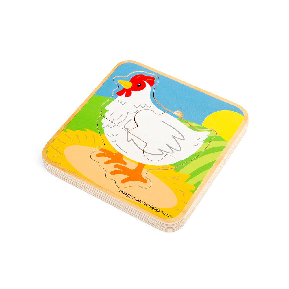 BigJigs Lifecycle Puzzle - Chicken