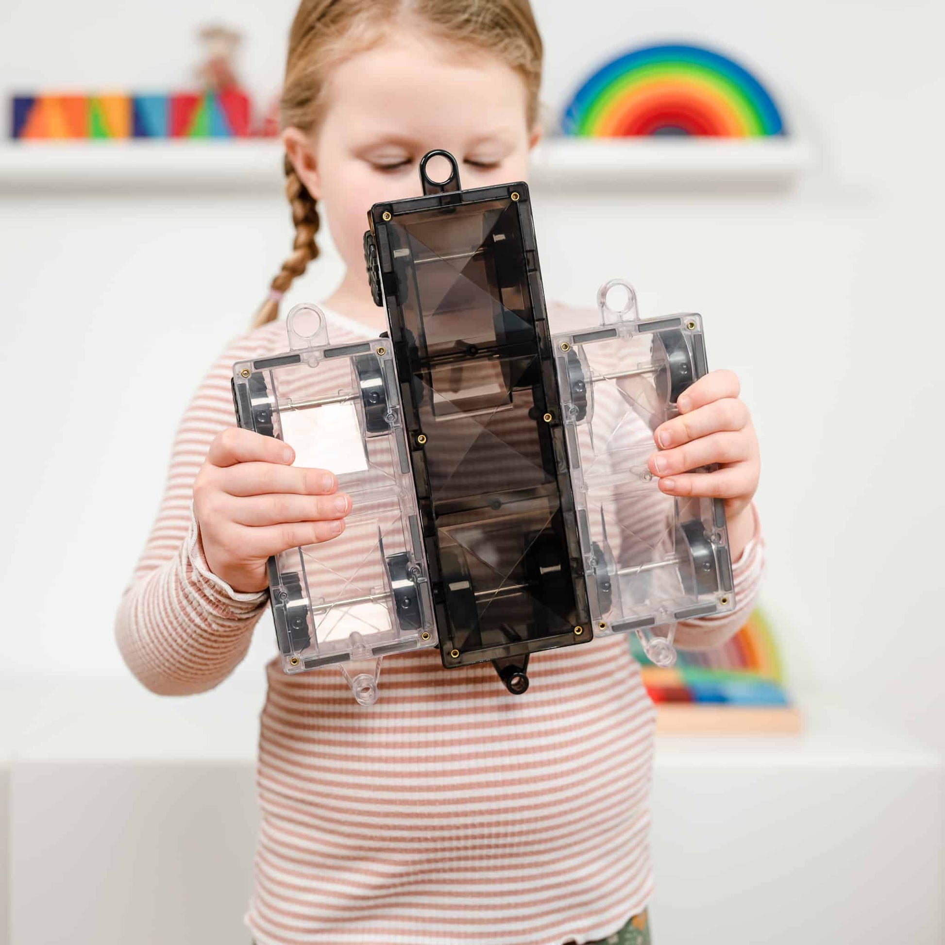 Connetix Tiles Rainbow 50 Pc Transport Pack