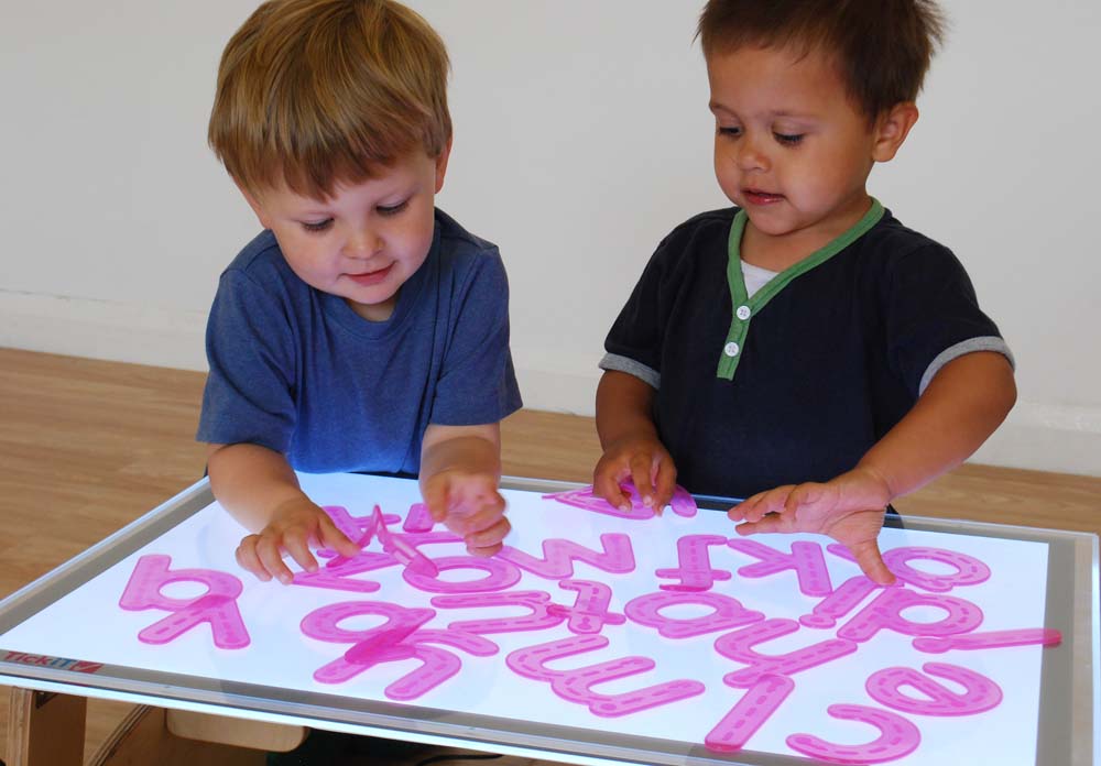 TickiT Silishapes Trace Alphabet-Pink