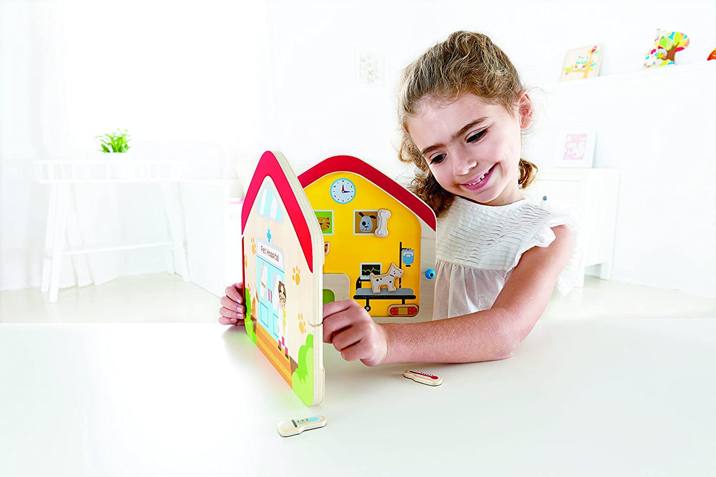 Hape Visit the Vet Magnetic Book