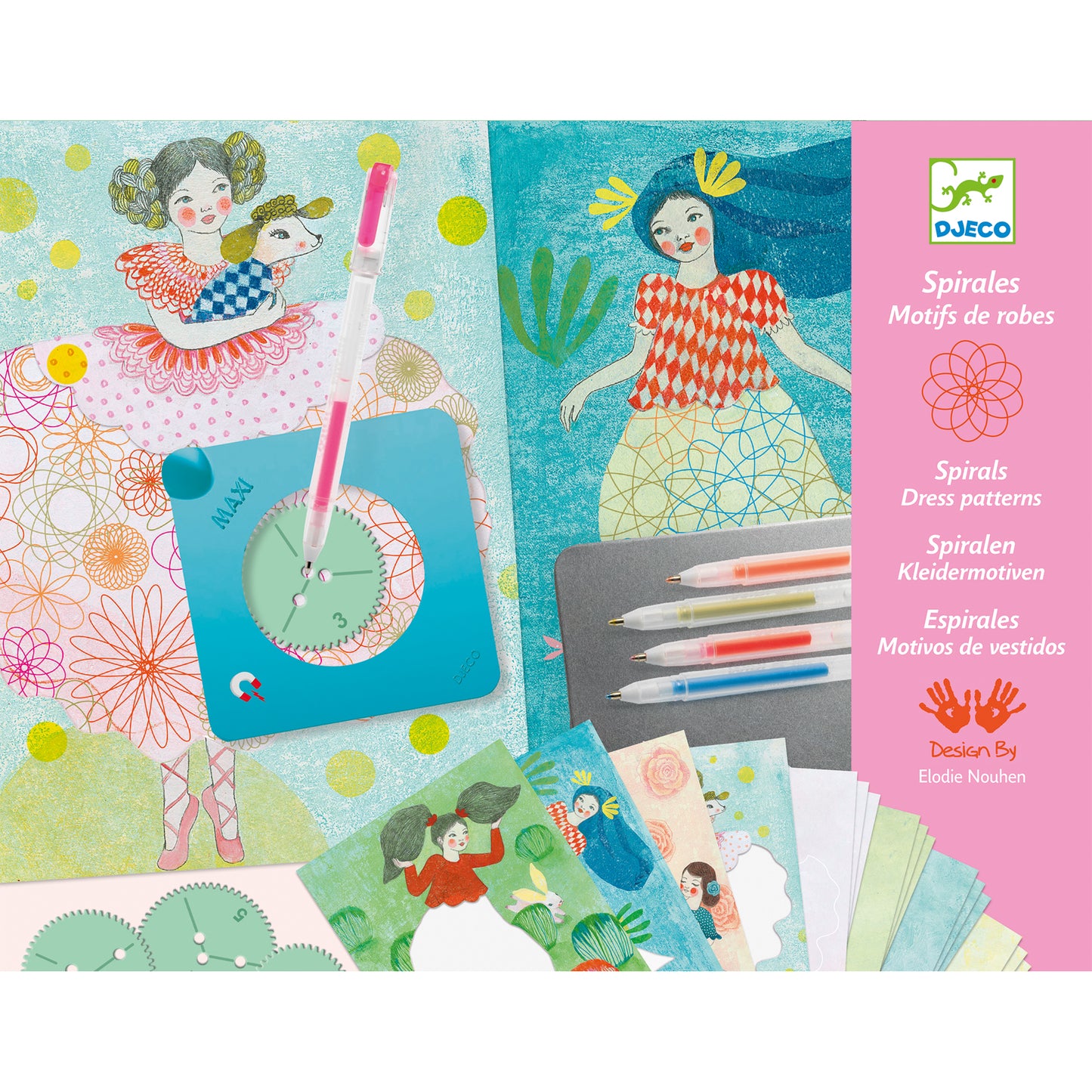 Djeco Spirals - Dress patterns (F)