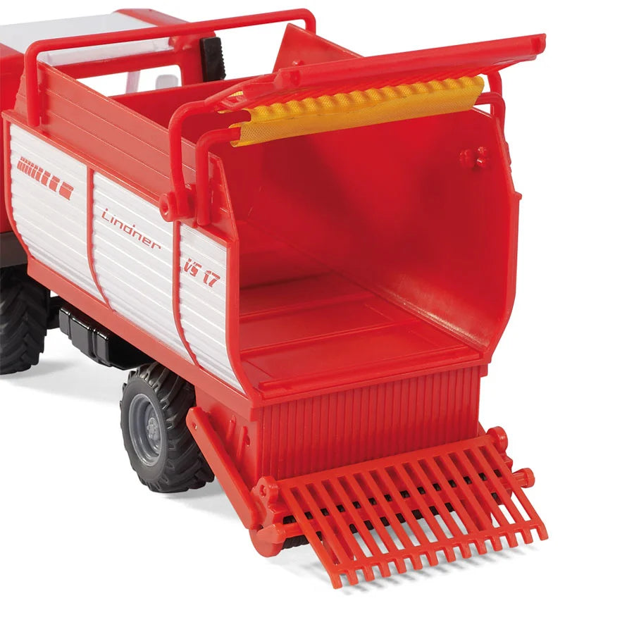 Siku 1:32 Lindner Unitrac With Forage Trailer