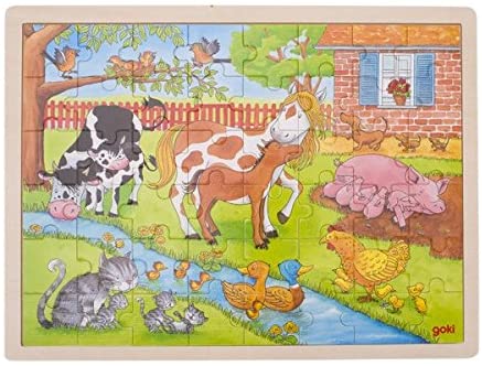 Goki Puzzle Life On The Farm