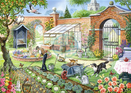 The House of Puzzles - Kitchen Garden - 1000 piece Jigsaw