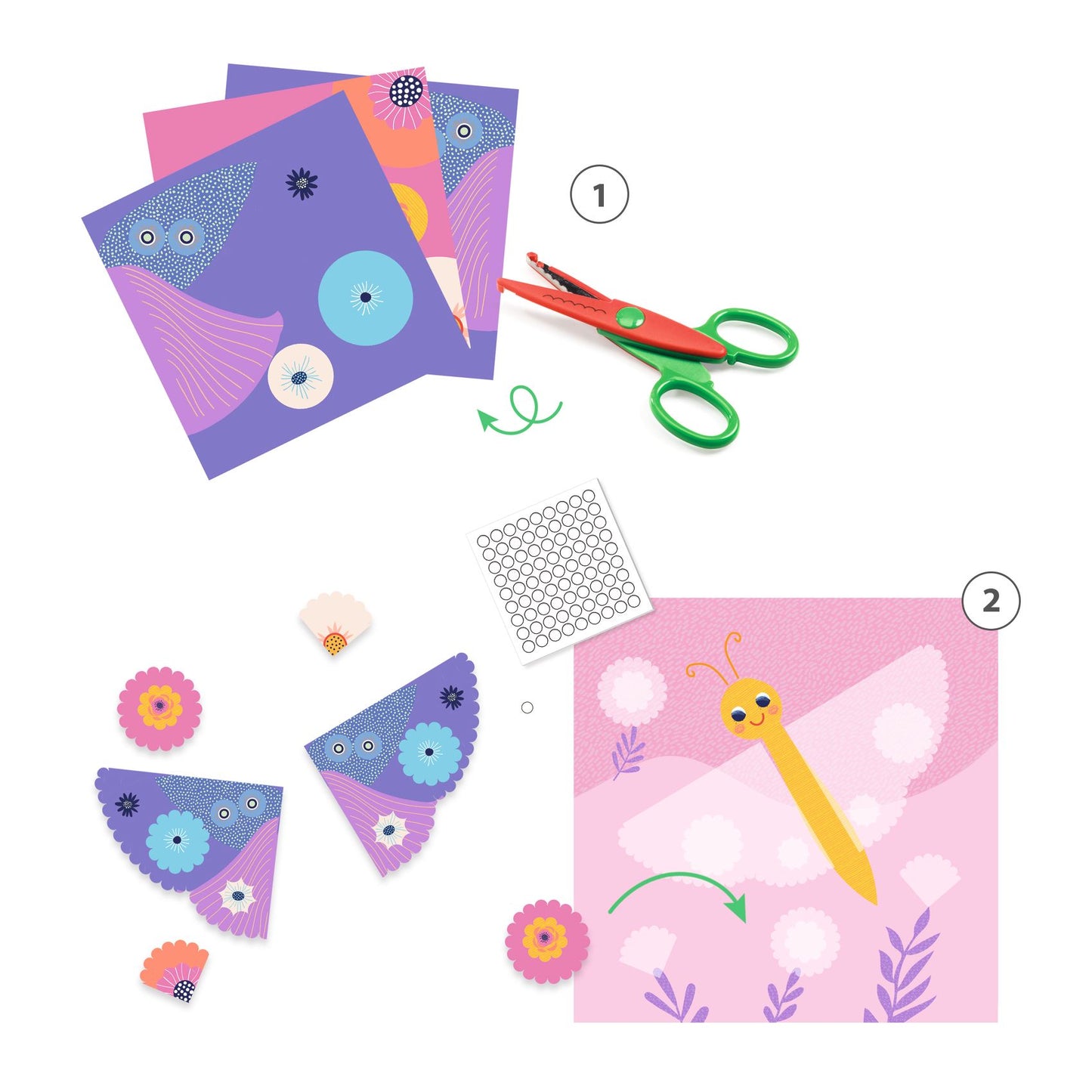 Djeco Crinkle Cutting Collage