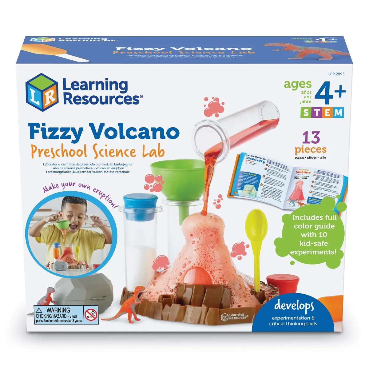 Learning Resources Fizzy Volcano Preschool Science Lab