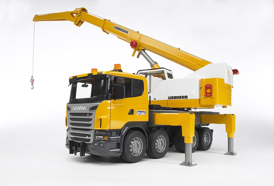 Bruder Scania R-Series Liebherr Crane Truck