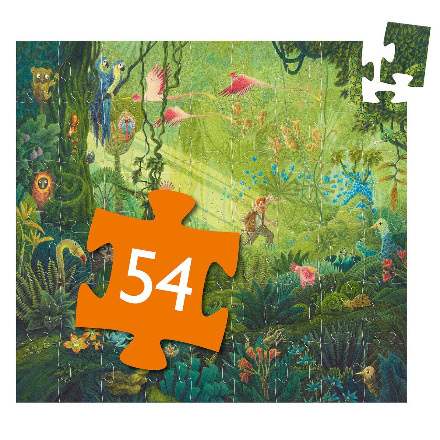 Djeco In The Jungle Silhouette Puzzles