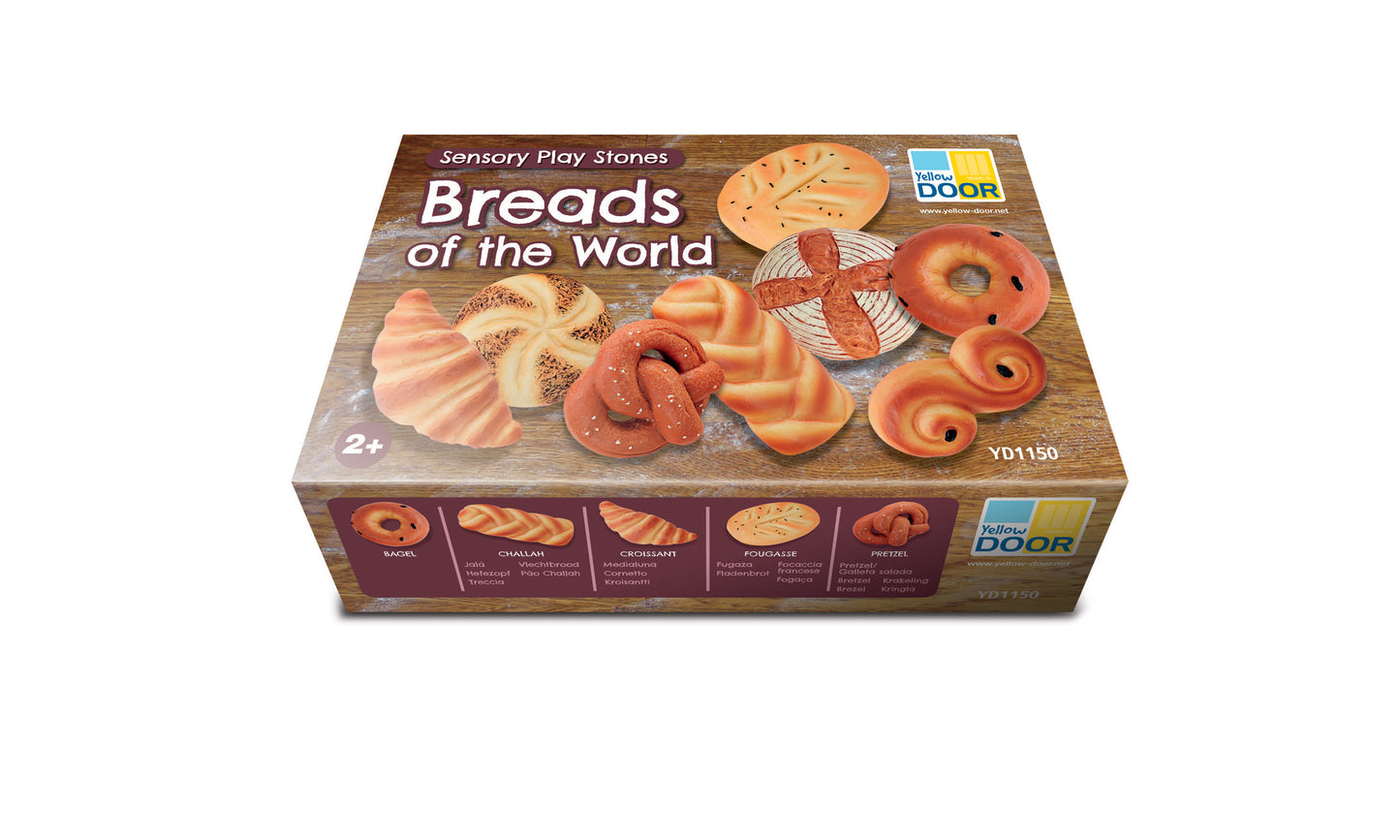 Yellow Door Sensory Play Stones - Breads of the World