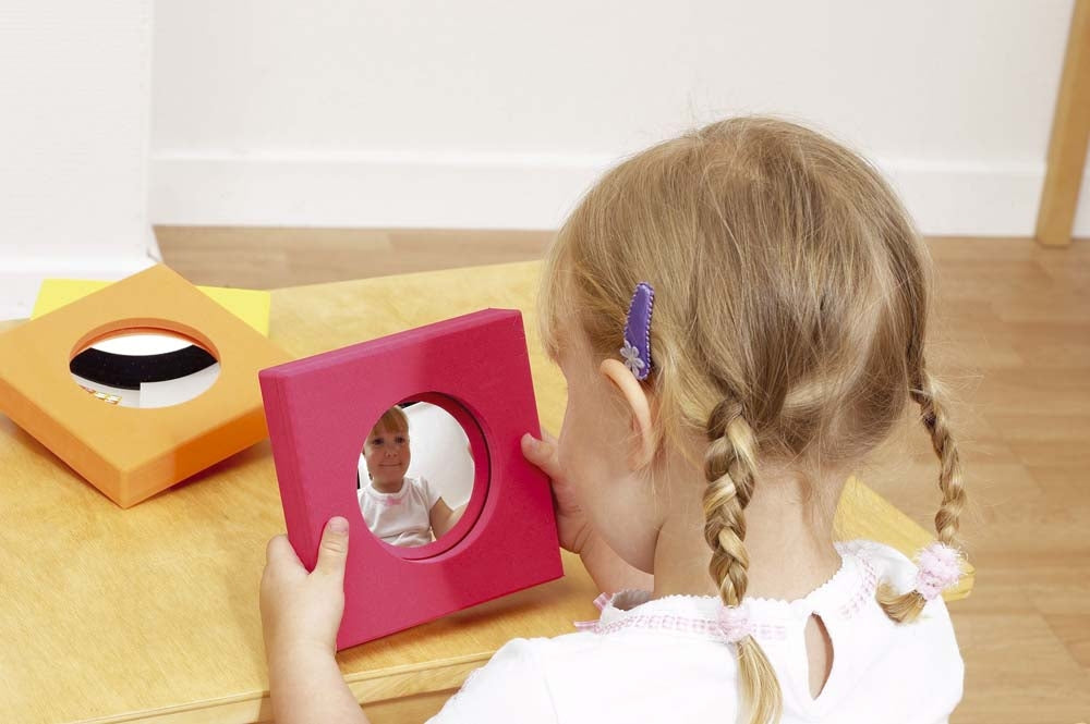 Edx Education Foam Surround Mirrors Pack Of 5 Asstd