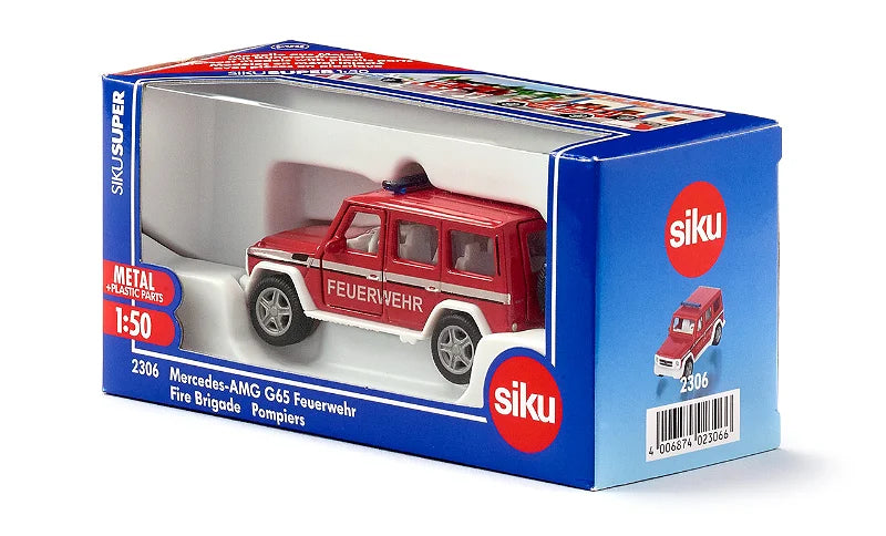 Siku Mercedes-Benz Amg G65 Fire Brigade