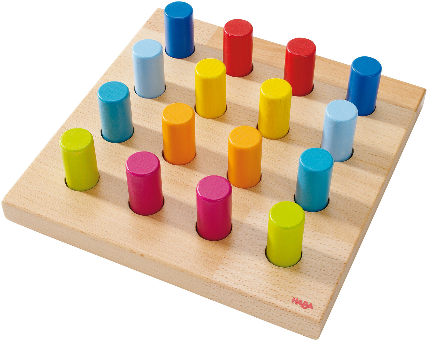 Haba Pegging Game Rainbow Whirls