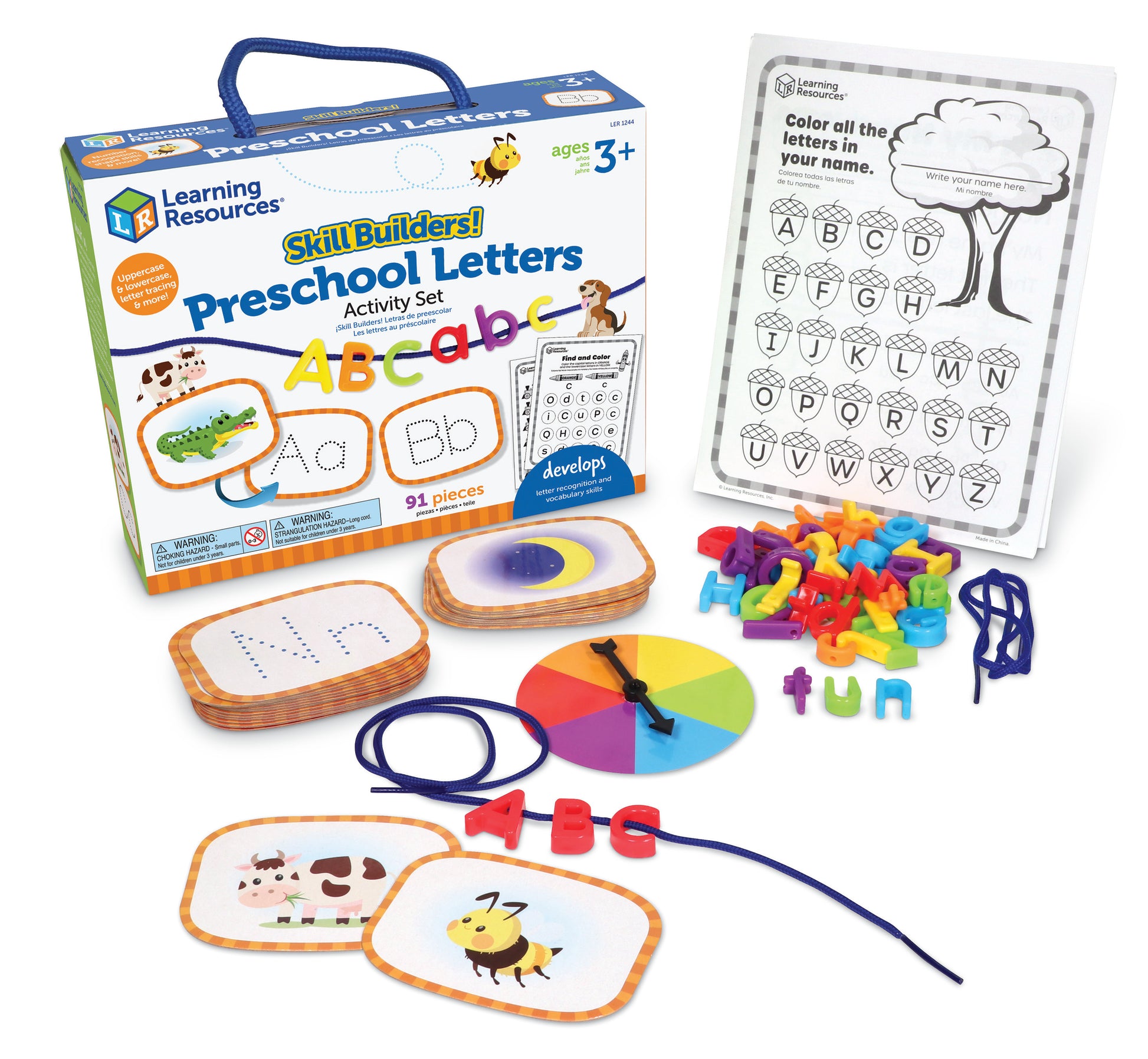 Learning Resources Skill Builders! Alphabet & Letter Sounds Activity Set