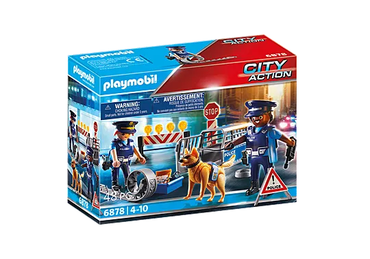 Playmobil 6878 City Action Police Road block