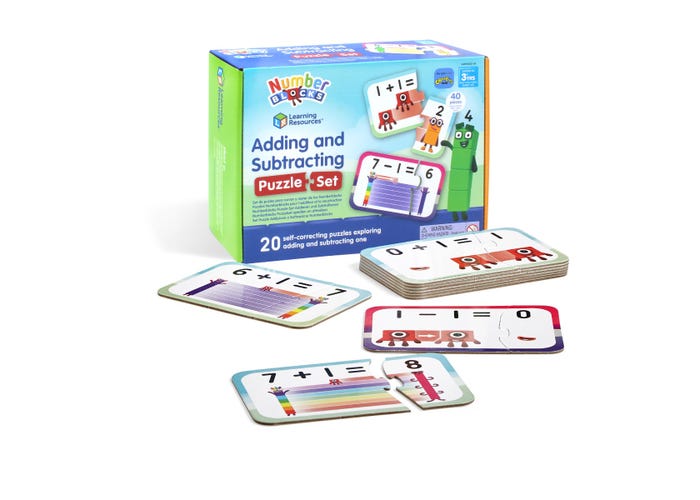 Learning Resources Numberblocks Adding and Subtracting Puzzle Set