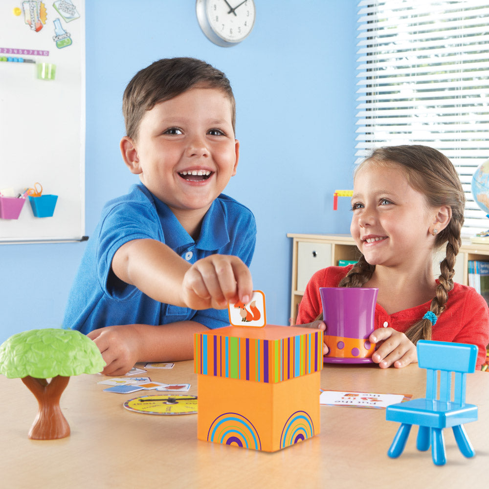 Learning Resources Fox in the Box Positional Activity Set