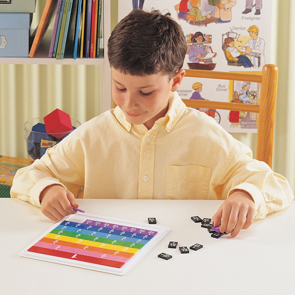 Learning Resources Rainbow Fraction® Tiles With Tray