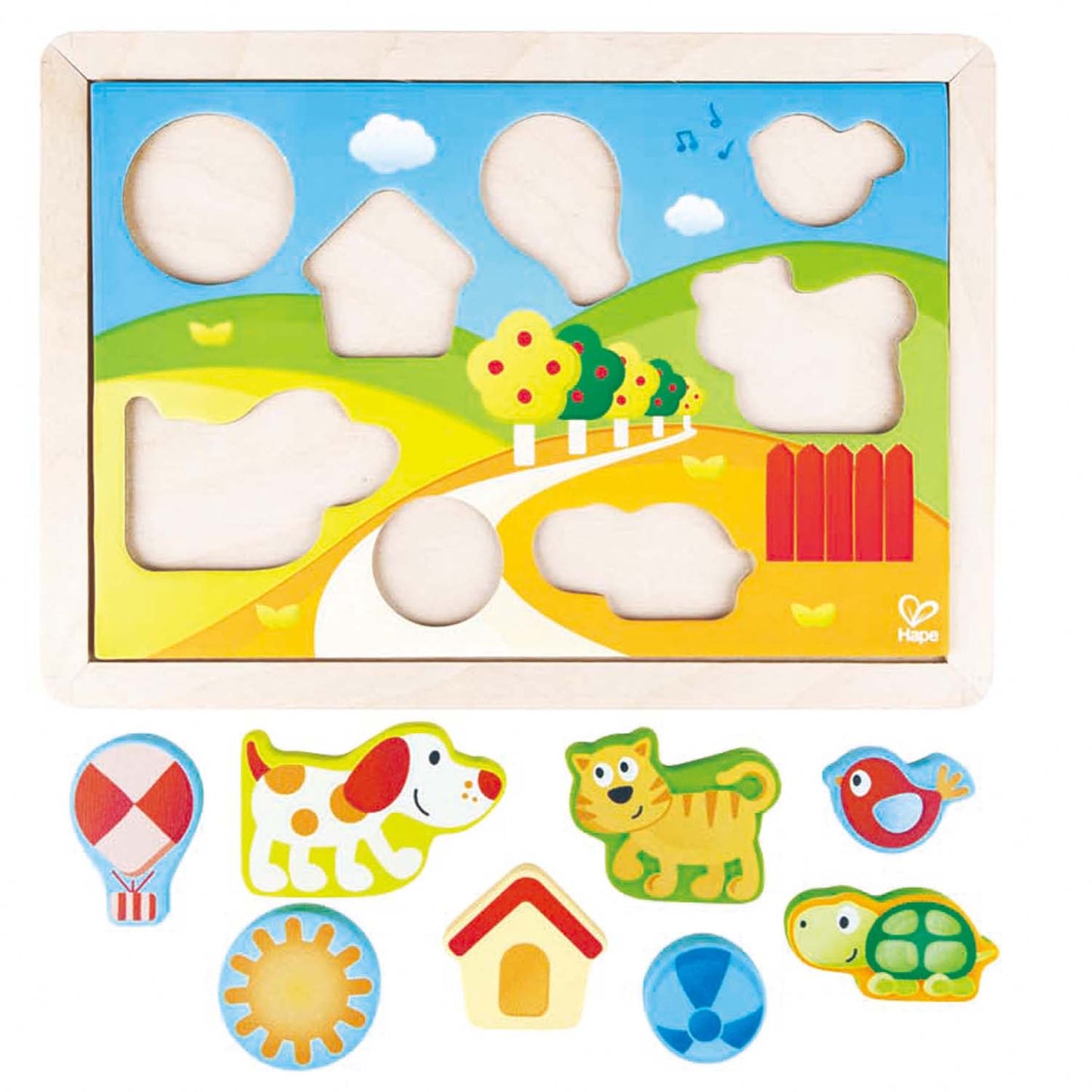 Hape Sunny Valley Puzzle 3 in 1
