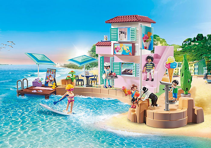 Playmobil 70279 Family Fun Promo Waterfront Ice Cream Shop