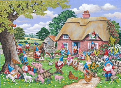 The House of Puzzles - Gnome Farm - Big 500 pce Jigsaw
