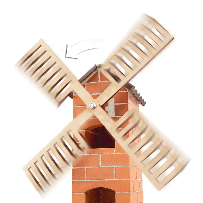 Teifoc Brick Construction Set Windmill