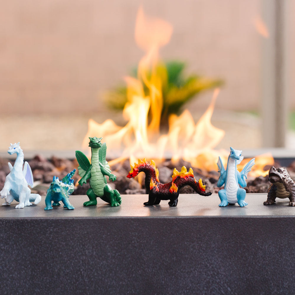 Safari Toob Elemental Dragons ( 6 Pieces)