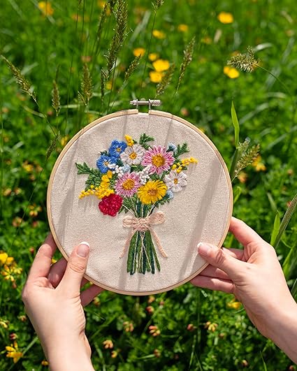 RHS Embroidery Kit - Bouquet
