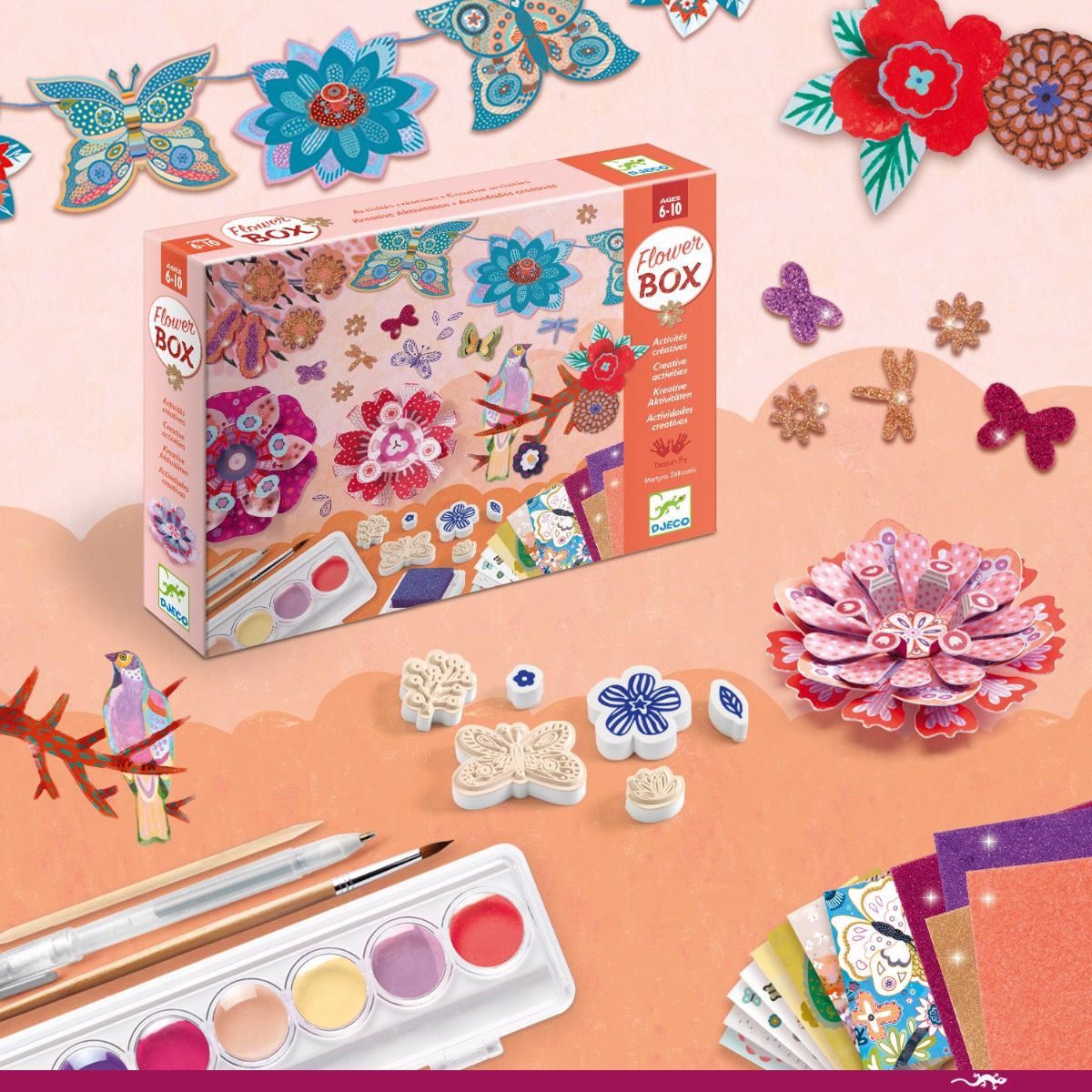 Djeco Multi Activity Sets - The Flower Garden