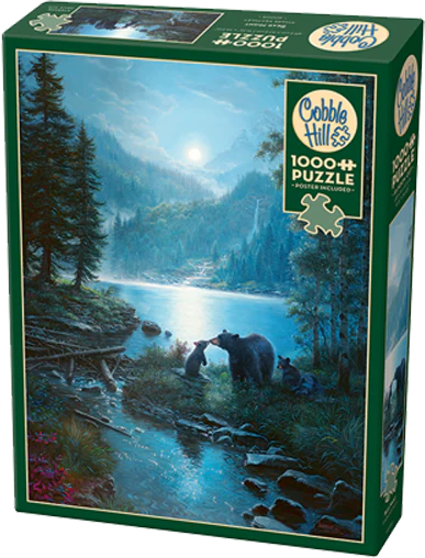 Cobble Hill Puzzles 1000 Pieces Bear Night