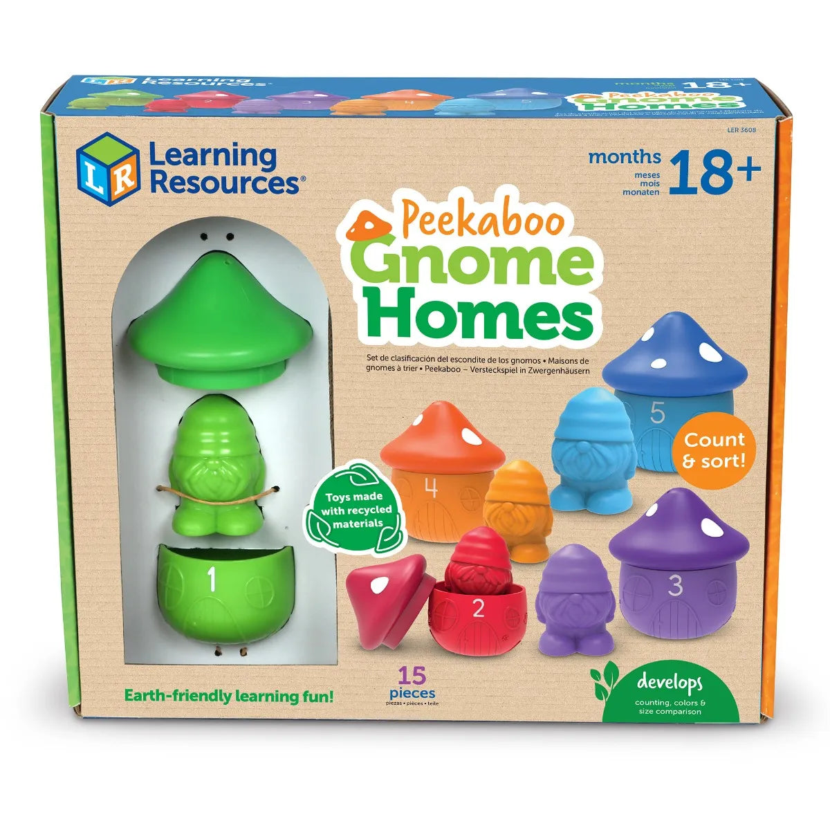 Learning Resources Peekaboo Gnome Homes