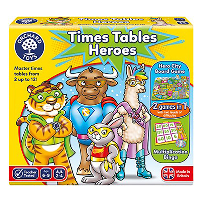 Orchard Toys - Times Tables Heroes Game