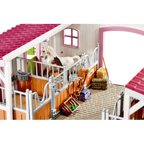 Schleich 42344 Riding Centre With Rider And Horses