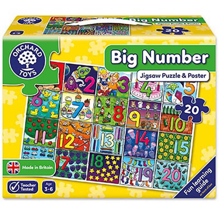 Orchard Toys - Big Number Jigsaw Puzzle