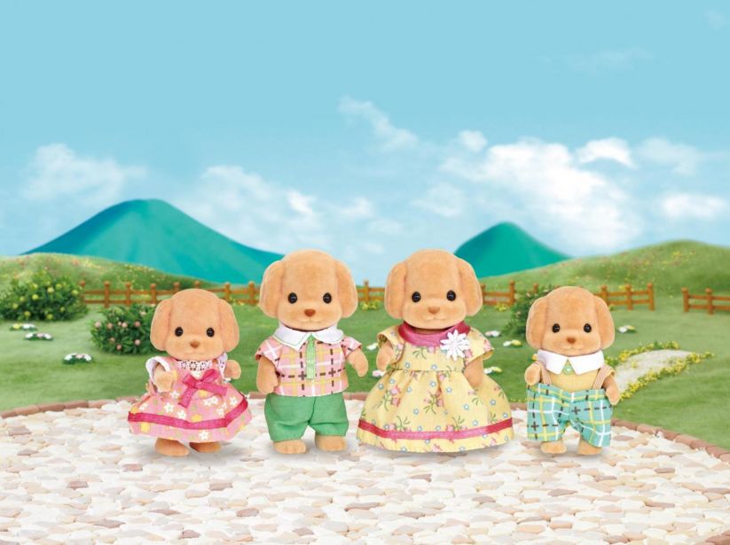 Sylvanian Families Toy Poodle Family