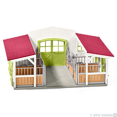 Schleich 42344 Riding Centre With Rider And Horses