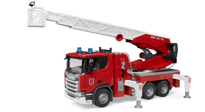 Bruder Scania Super 560R Fire Engine W/Ladder/Waterpump & Light + Sound (3590)