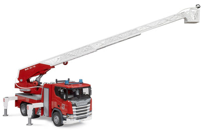 Bruder Scania Super 560R Fire Engine W/Ladder/Waterpump & Light + Sound (3590)