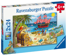 Ravensburger Pirates & Mermaids, 2x 24pc