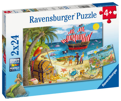 Ravensburger Pirates & Mermaids, 2x 24pc