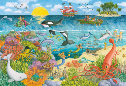 Ravensburger Pirates & Mermaids, 2x 24pc