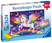 Ravensburger Unicorn & Pegasus, 2x 24pc