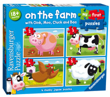 Ravensburger On the Farm My First Puzzles (2,3,4,5pc)