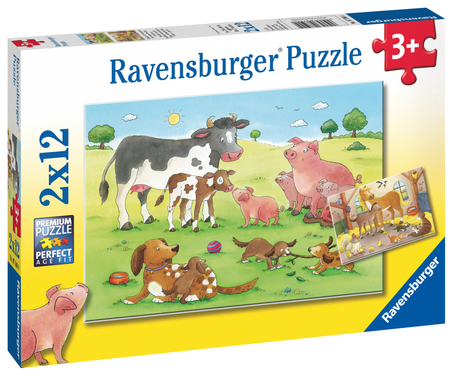 Ravensburger Farm Animals, 2x 12pc